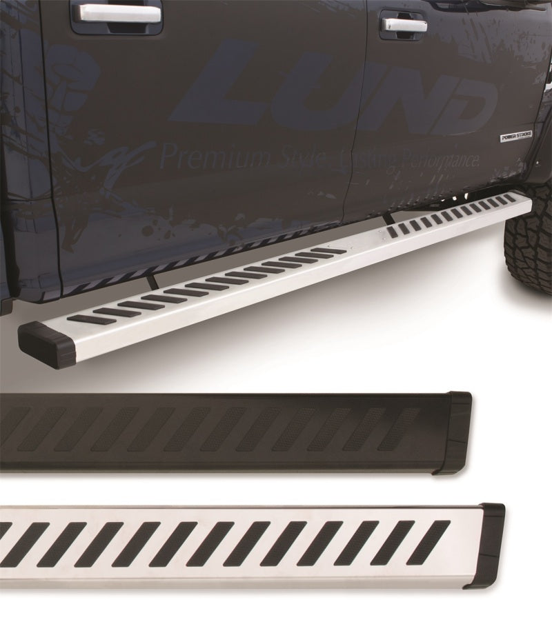 Lund 05-17 Toyota Tacoma Double Cab Summit Ridge 2.0 Running Boards - Black - GTR Auto