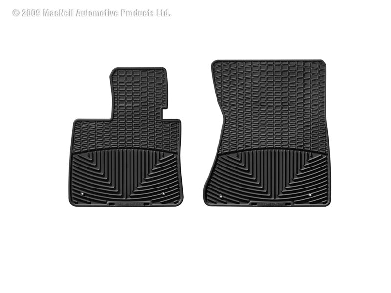 WeatherTech 07-13 BMW X5 Front Rubber Mats - Black - GTR Auto