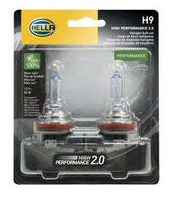 Load image into Gallery viewer, Hella H9 12V 65W PGJ19-5 HP 2.0 Halogen Bulbs - GTR Auto