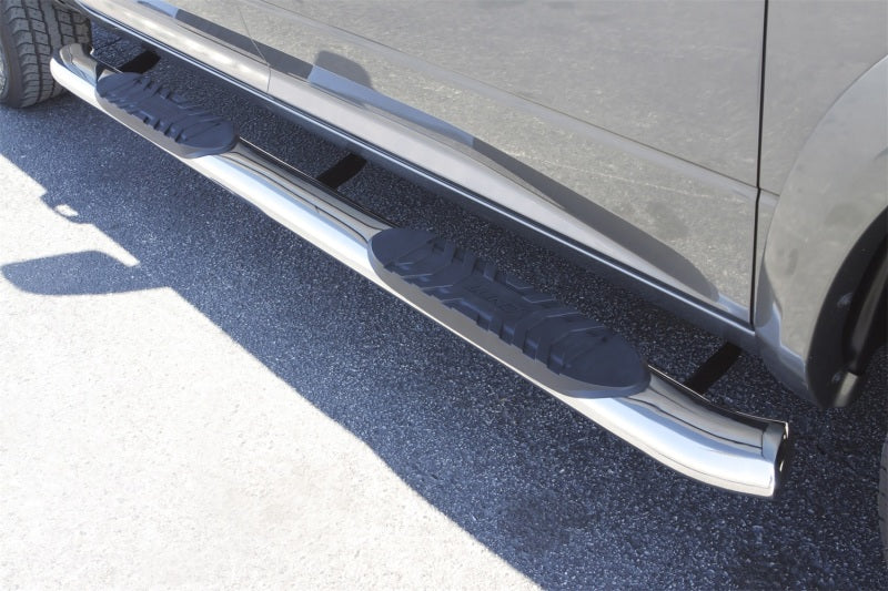 Lund 10-17 Dodge Ram 2500 Crew Cab 5in. Curved Oval SS Nerf Bars - Polished - GTR Auto