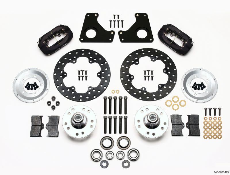 Wilwood Forged Dynalite Front Drag Kit Drilled Rotor 79-87 GM G Body - GTR Auto