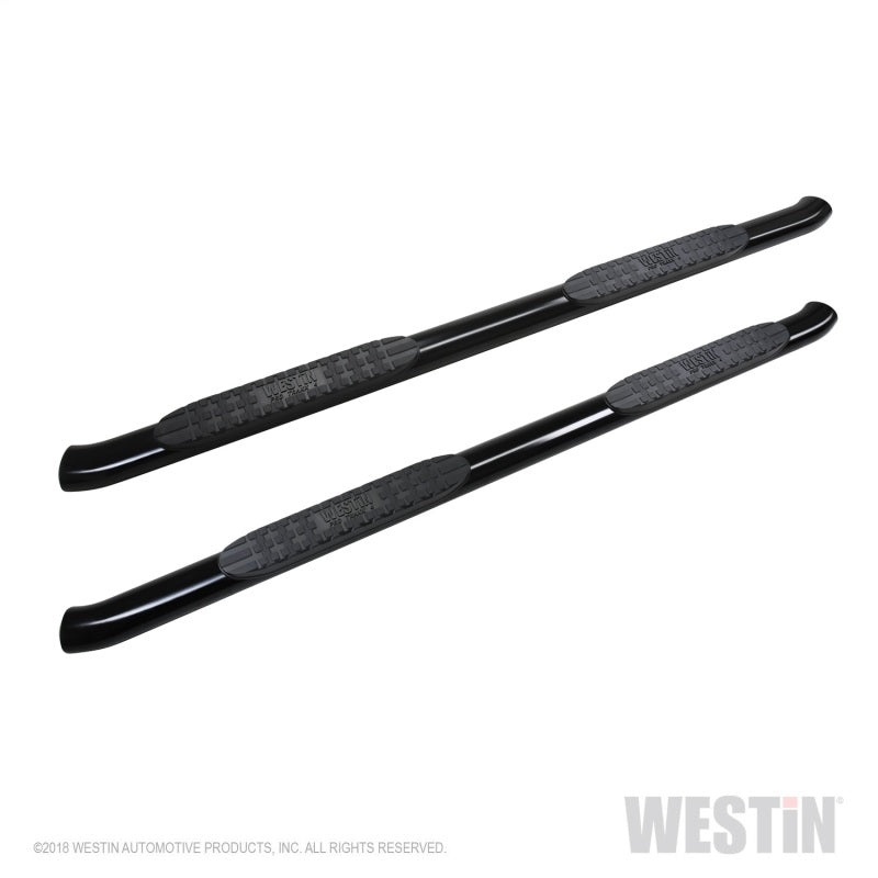 Westin 2019-2026 Chevy Silverado/Sierra 1500 Crew Cab Non LD PRO TRAXX 4 Oval Nerf Step Bars - Black - GTR Auto
