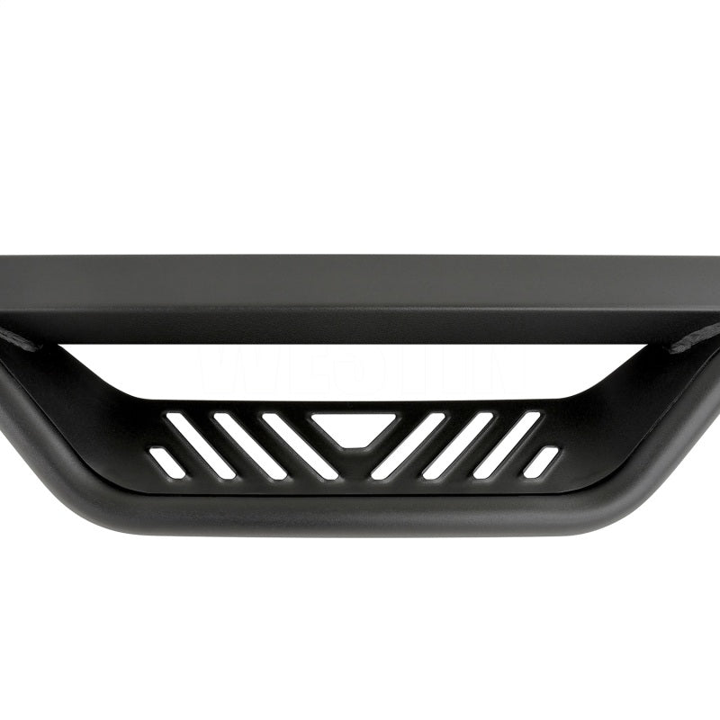 Westin 05-22 Toyota Tacoma Double Cab Outlaw Drop Nerf Step Bars - Textured Black - GTR Auto