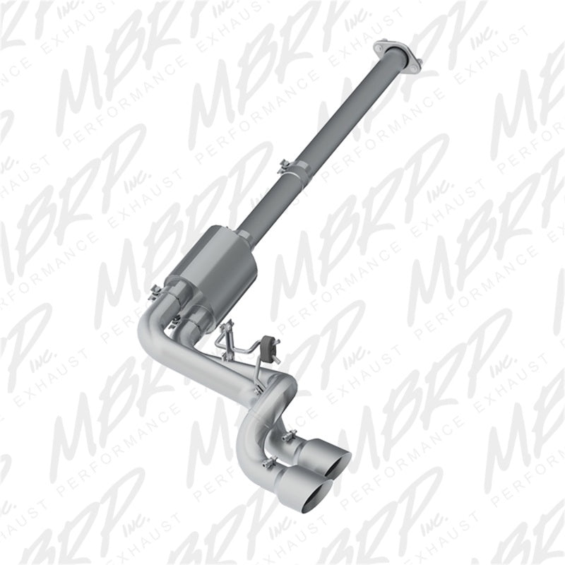 MBRP 09-14 Ford F150 Pre-Axle 4.5in OD Tips Dual Outlet T409 3in Cat Back Exhaust - GTR Auto