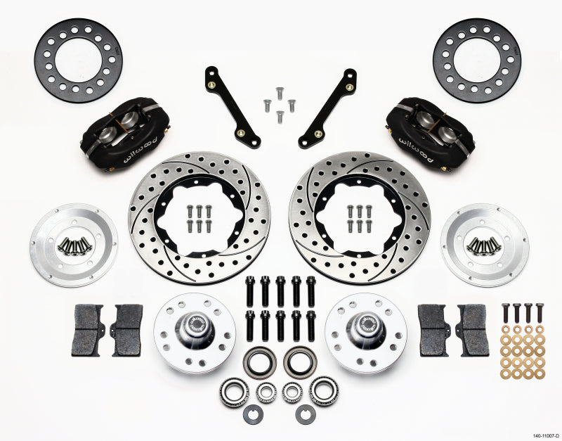 Wilwood Forged Dynalite Front Kit 11.00in Drilled 70-78 Camaro - GTR Auto