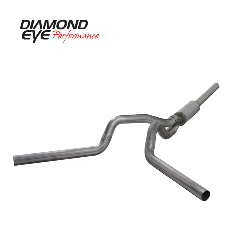 Diamond Eye KIT 4in Catback DUAL SS: 2004.5-2007.5 DODGE CUMMINS 600 - GTR Auto