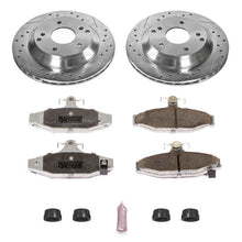 Load image into Gallery viewer, Power Stop 88-96 Chevrolet Corvette Rear Z26 Street Warrior Brake Kit K1523-26