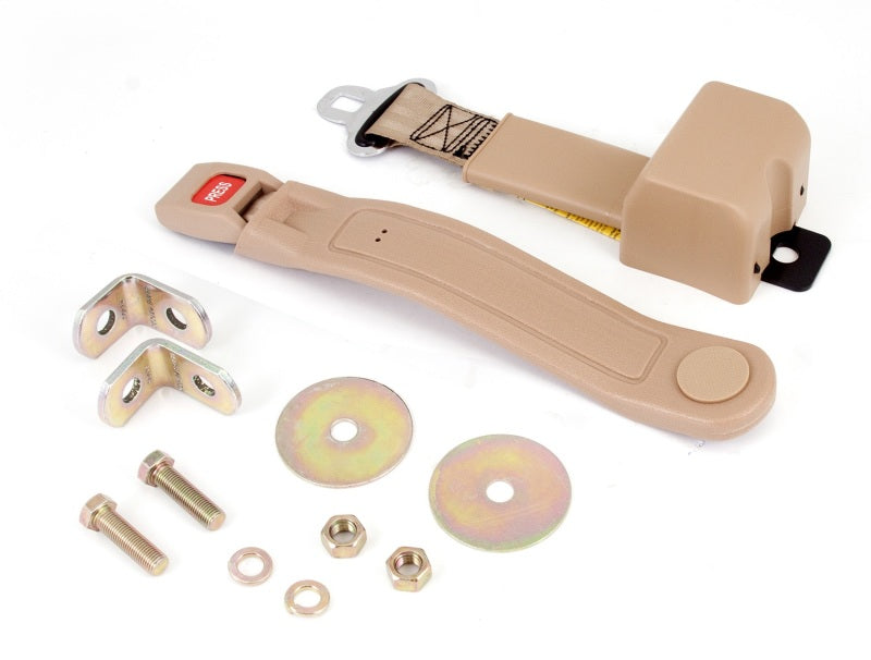 Omix Lap Seat Belt Tan 87-95 Jeep Wrangler YJ - GTR Auto