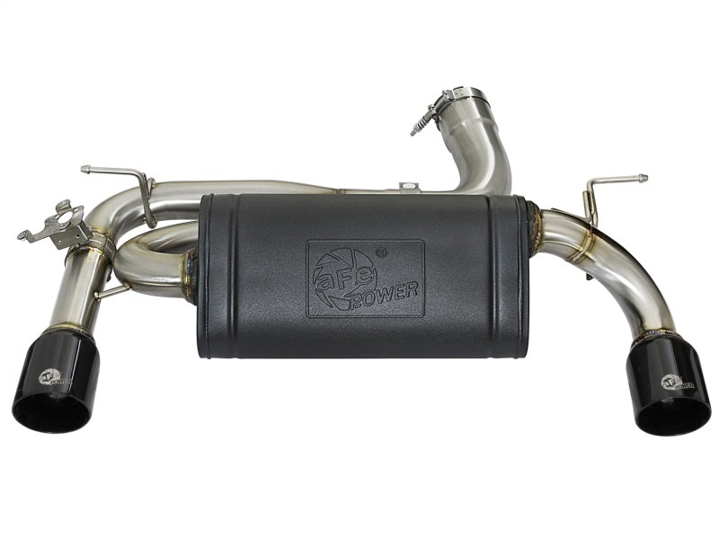 aFe MACHForce XP Exhausts Axle-Back 12-15 BMW 335i 3.0T (SS w/Black Tips) - GTR Auto