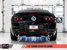 Load image into Gallery viewer, AWE Tuning S197 Mustang GT Axle-Back Exhaust - Touring Edition (Chrome Silver Tips)