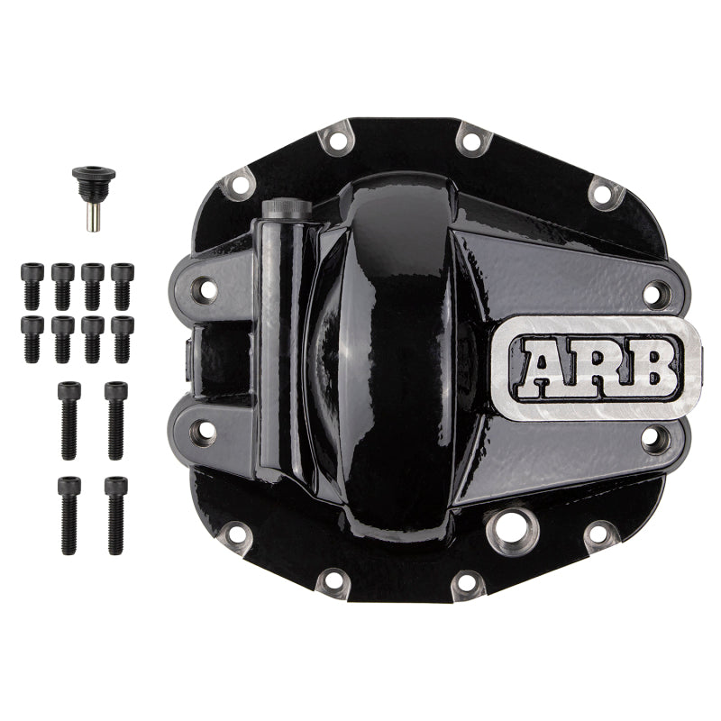 ARB Diff Cover Blk Jeep JL Rubicon Front - GTR Auto