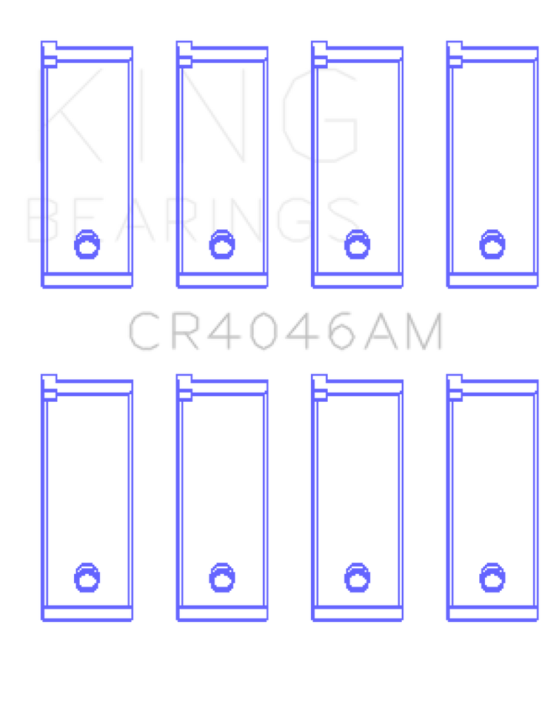 King Engine Bearings Acura D16A1 Rod Bearing Set - Size STD