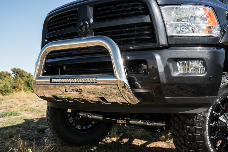 Lund 10-17 Dodge Ram 2500 Bull Bar w/Light & Wiring - Polished - GTR Auto