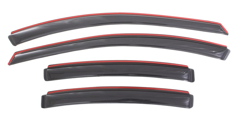 AVS 11-15 Chevy Cruze Ventvisor In-Channel Front & Rear Window Deflectors 4pc - Smoke - GTR Auto