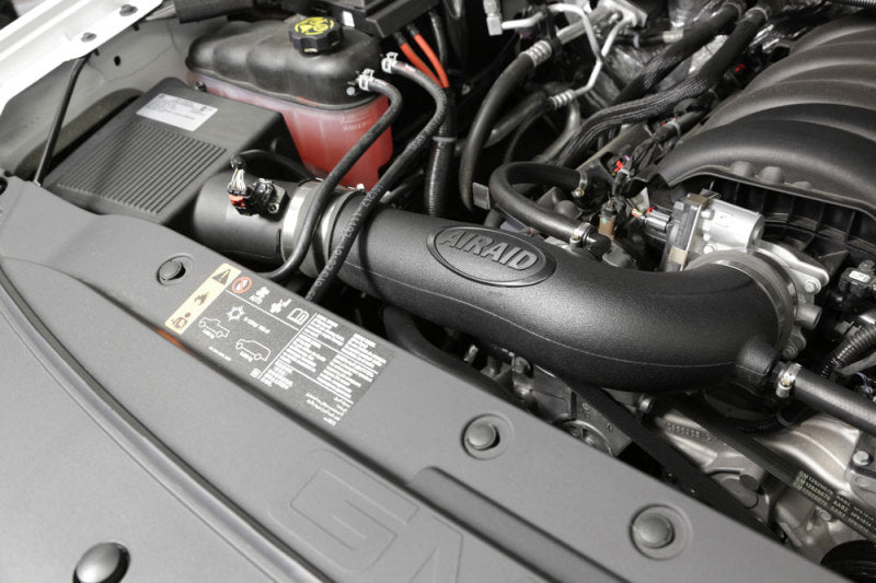 Airaid 17-18 GMC Sierra/Yukon V8-6.2L F/I Jr Intake Kit - Oiled / Red Media - GTR Auto