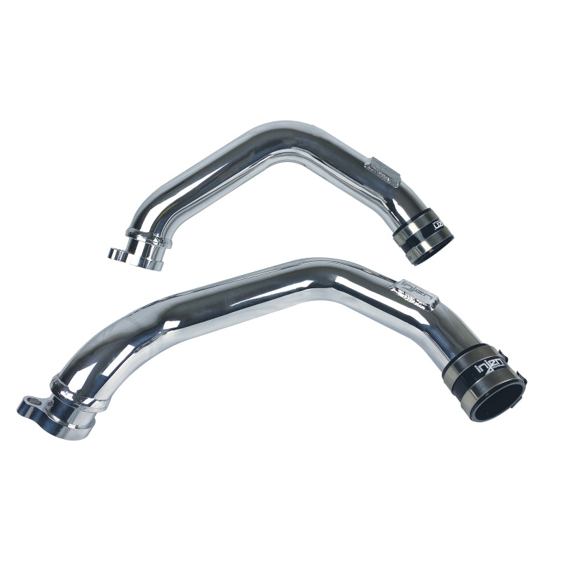 Injen 15-16 BMW M3 (F80) L6 Twin Turbo Polished Intercooler Charge Pipe w/ 1/8in Female NPT Bungs - GTR Auto