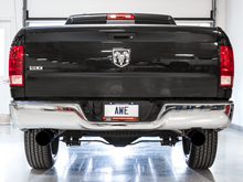 Load image into Gallery viewer, AWE Tuning 09-18 RAM 1500 5.7L (w/o Cutout) 0FG Dual Rear Exit Cat-Back Exhaust - Diamond Black Tips - GTR Auto