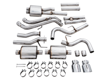 Load image into Gallery viewer, AWE Tuning 16-22 Toyota Tacoma 0FG Cat-Back Exhaust w/ BashGuard - Dual Chrome Silver Tips