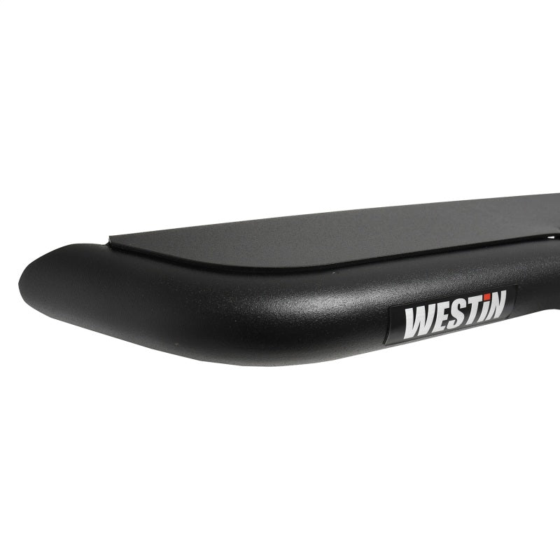 Westin 07-21 Toyota Tundra Double Cab Outlaw Nerf Step Bars - Textured Black - GTR Auto