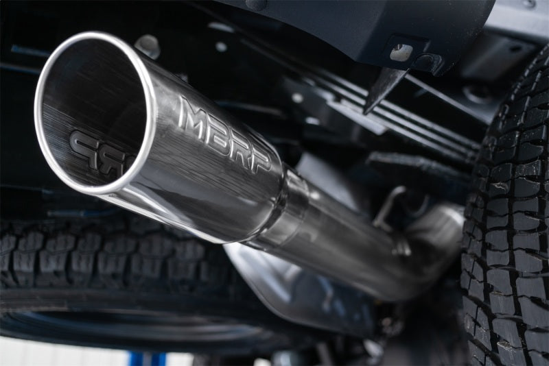 MBRP 2017+ Ford F-250/F-350 6.2L/7.3L Super/Crew Cab Single Side 4in T304 Catback Exhaust - GTR Auto