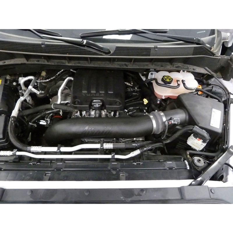 Airaid 19-20 Chevrolet Silverado 1500 L4-2.7L Jr Intake Kit - Oiled / Yellow Media - GTR Auto