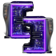 Load image into Gallery viewer, Oracle 17-19 Ford F-250 SD Dynamic Pre-Assembled Headlights - Halogen - Black Edition -