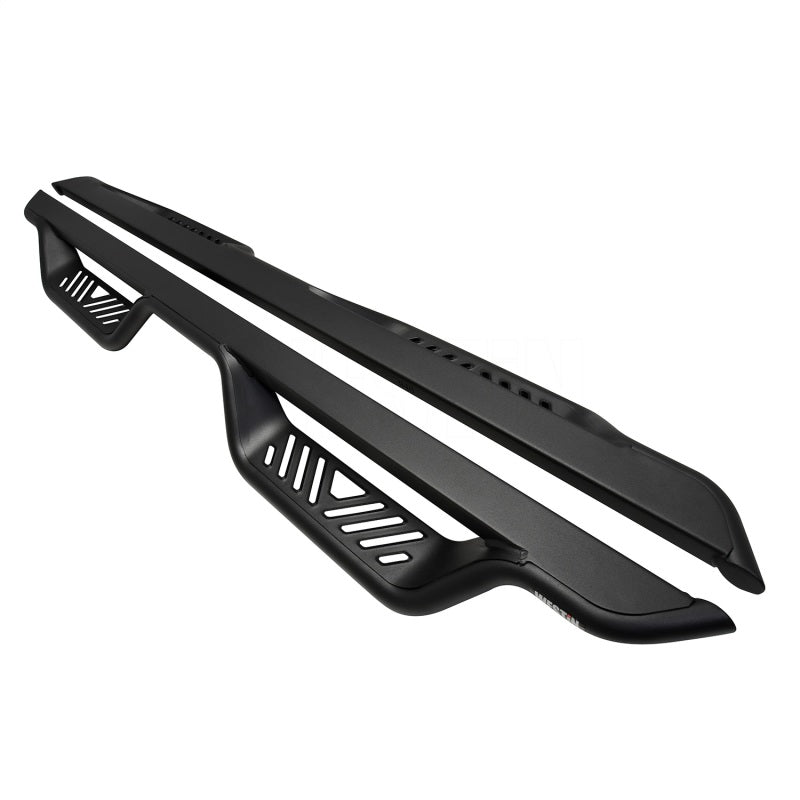 Westin 15-22 Chevrolet Colorado / GMC Canyon Crew Cab Outlaw Nerf Step Bars - Textured Black - GTR Auto