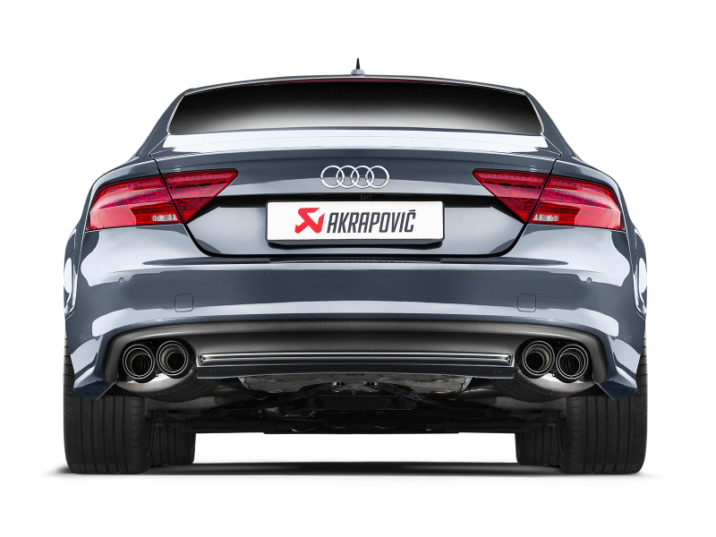 Akrapovic 13-17 Audi S6 Avant/Limousine (C7) Evolution Line Cat Back (Titanium) w/ Carbon Tips - GTR Auto