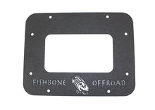 Load image into Gallery viewer, Fishbone Offroad 07-18 Jeep Wrangler JK Aluminum Tailgate Plate - Black Textured Powdercoat