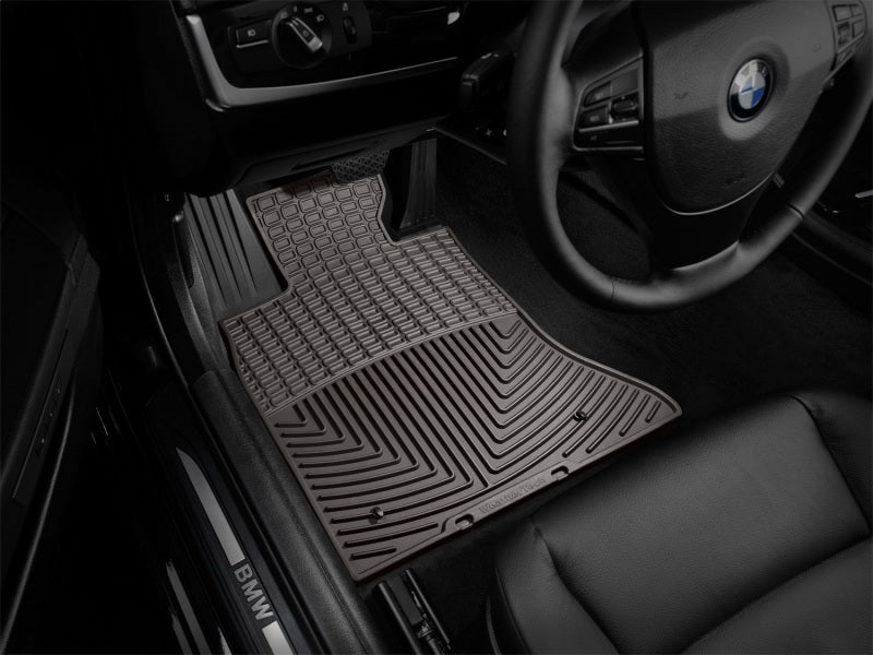 WeatherTech 2011-2016 BMW 5-Series (F10) Front Rubber Mats - Cocoa - GTR Auto