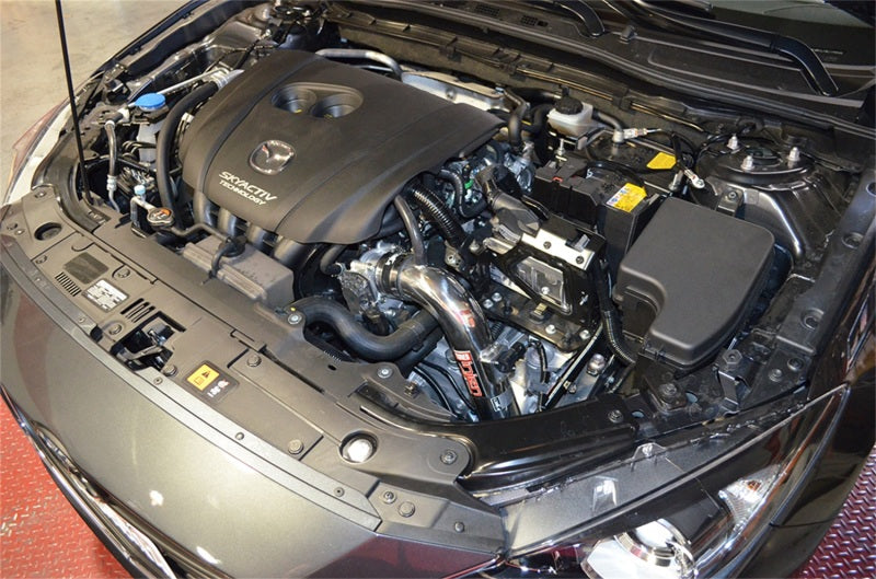 Injen 13-18 Mazda 3 2.0L 4Cyl AT Black Cold Air Intake with MR Tech and Air Fusion - GTR Auto