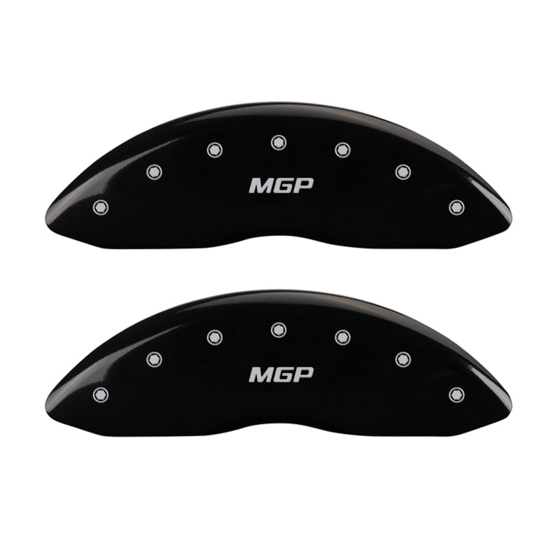 MGP 4 Caliper Covers Engraved Front & Rear MGP Black Finish Silver Characters 2016 BMW I8 - GTR Auto