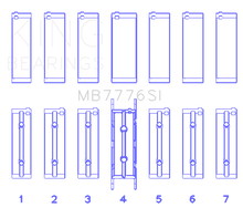 Load image into Gallery viewer, King Engine Bearings BMW N55B30A/N53B30A/N52B30A Main Bearing Set - Size +0.25mm - GTR Auto