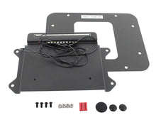 Load image into Gallery viewer, Kentrol 07-09 Jeep Wrangler JK Back Side License Plate Mount with LEDs - Textured Black