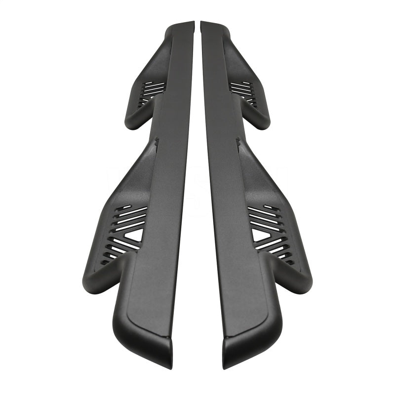 Westin 14-18 Chevrolet Silverado/GMC Sierra Crew Cab Outlaw Nerf Step Bars (Excl. Diesel) -Text. Blk - GTR Auto