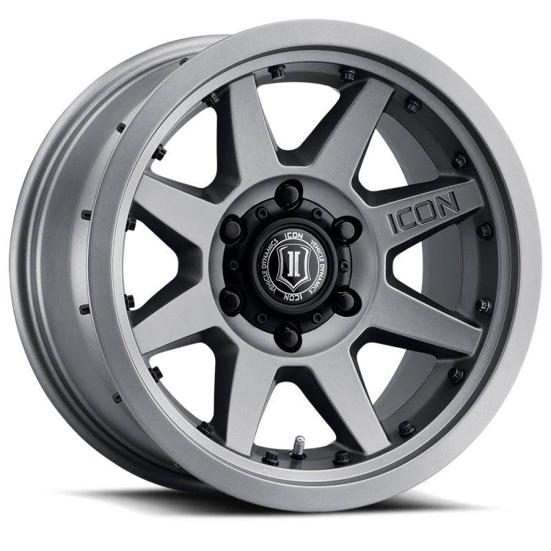 ICON Rebound Pro 17x8.5 6x5.5 25mm Offset 5.75in BS 95.1mm Bore Titanium Wheel - GTR Auto
