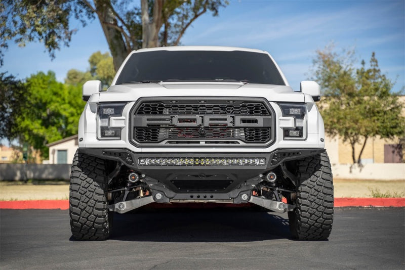 Addictive Desert Designs 17-20 Ford F-150 Raptor Rock Fighter Frame Cut Front Bumper - GTR Auto