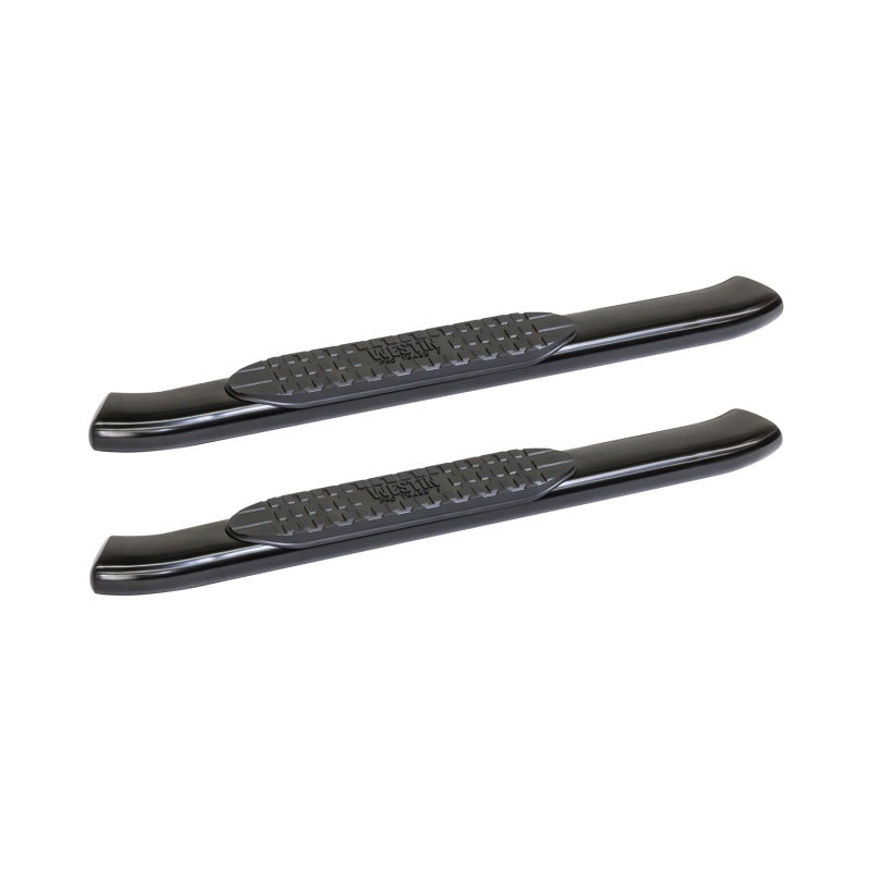 Westin 2014-2018 Chevy Silverado 1500 Reg Cab PRO TRAXX 5 Oval Nerf Step Bars - Black - GTR Auto