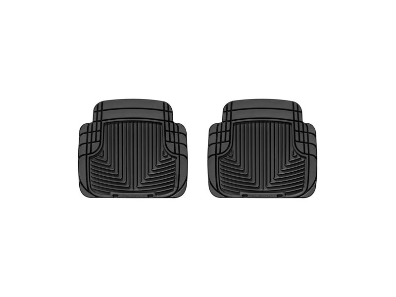 WeatherTech 99 BMW M3 Convertible Rear Rubber Mats - Black - GTR Auto