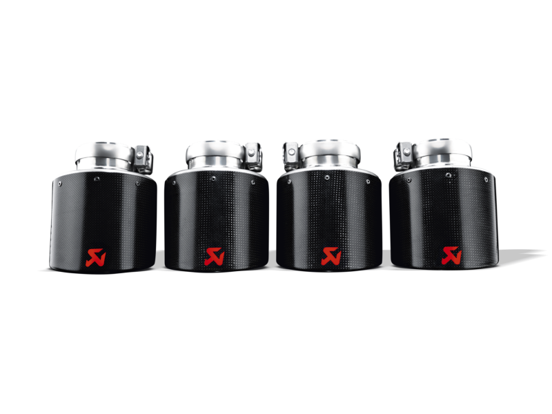 Akrapovic 06-13 Chevrolet Corvette ZO6/ZR1 (C6) Tail Pipe Set (Carbon 125 mm) - GTR Auto