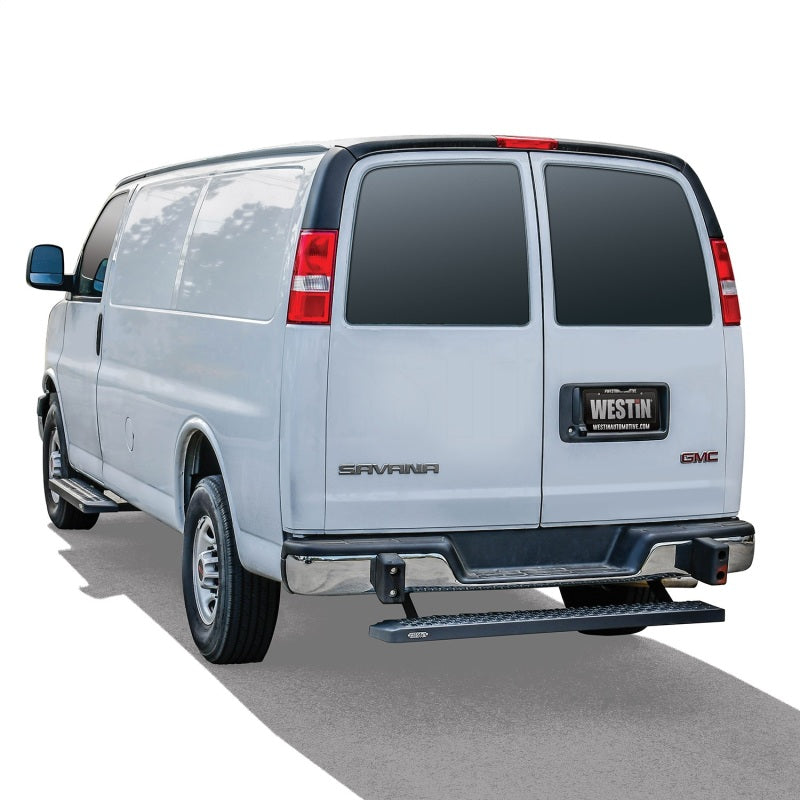 Westin Ford Transit Van 150/250/350 (Single 54in. Pass Door) Grate Steps Running Boards - Tex. Blk - GTR Auto