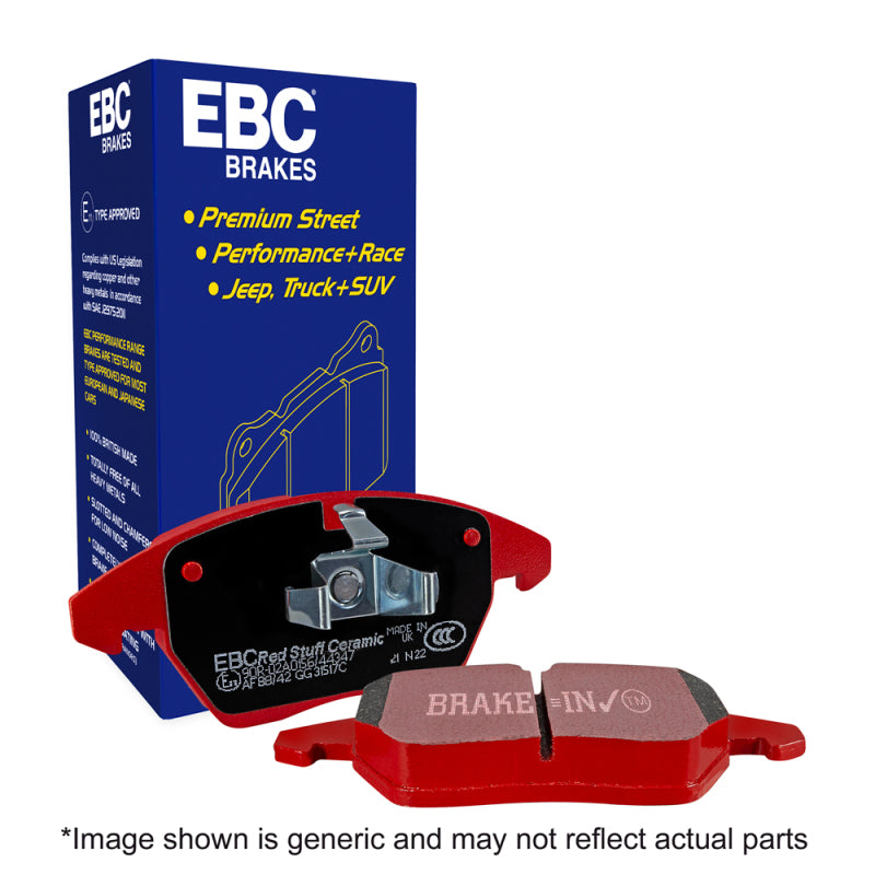 EBC 18-20 Buick Regal Sportback 3.6L Redstuff Rear Brake Pads DP33125C
