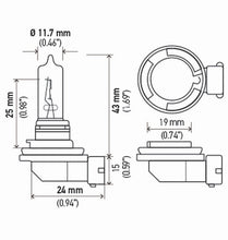 Load image into Gallery viewer, Hella Bulb H9 12V 65W Pgj195 T4 (2) - GTR Auto