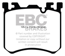 Load image into Gallery viewer, EBC 10+ BMW X5M 4.4 Twin Turbo Yellowstuff Front Brake Pads - GTR Auto