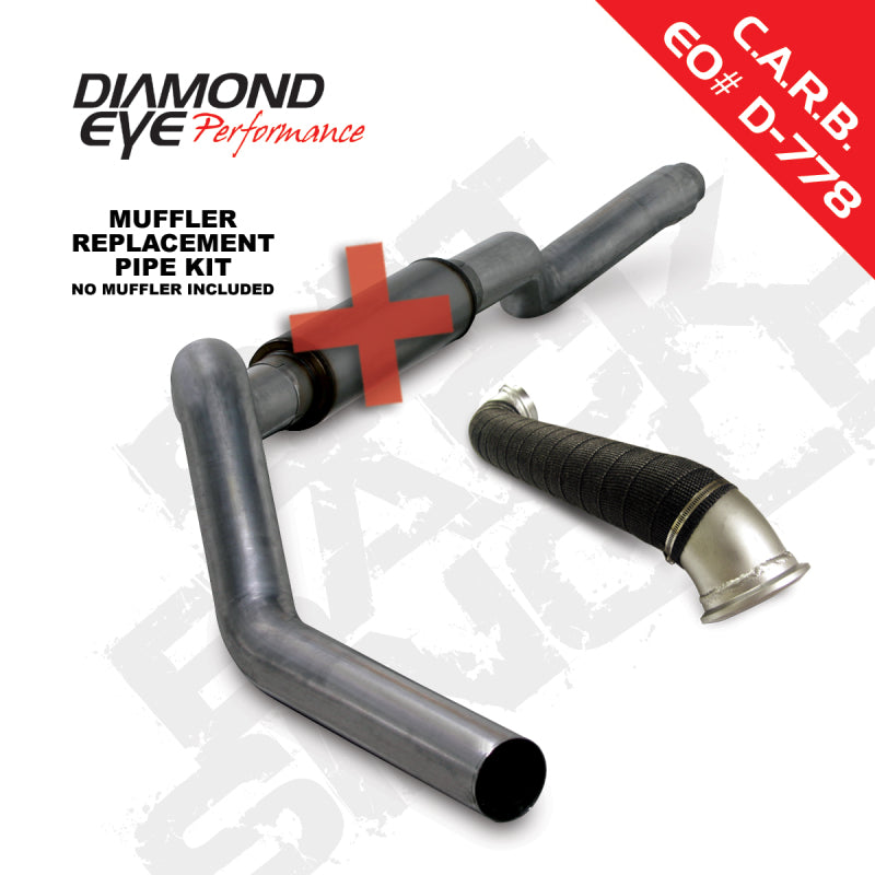 Diamond Eye KIT 5in Catback MRP Single w/ TDP SS 06-07 Chevy/GMC 6.6L Duramax 2500/3500 - GTR Auto