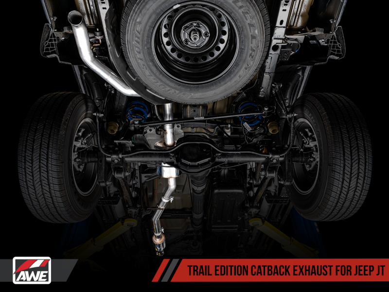 AWE Tuning 20-21 Jeep Gladiator JT 3.6L Trail Edition Cat-Back Exhaust - GTR Auto