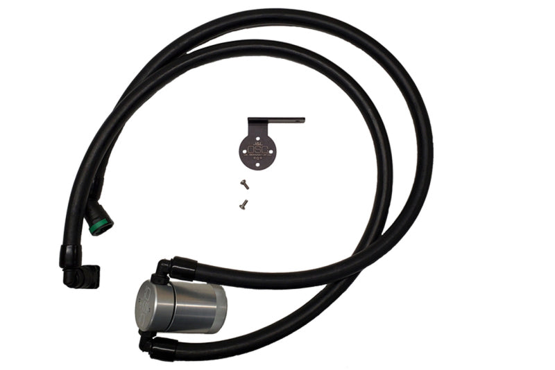 J&amp;L 2021-2025 Ford F-150 3.5L Passenger Side Oil Separator 3.0 - Clear Anodized - GTR Auto