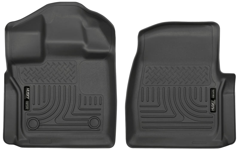 Husky Liners 15-23 Ford F-150 Standard Cab Pickup WeatherBeater Front Black Floor Liners - GTR Auto