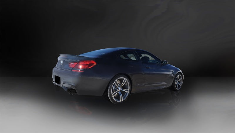 Corsa 2012-2017 BMW M6 F12 / F13 / F06 Black Sport Axle-Back Exhaust - GTR Auto