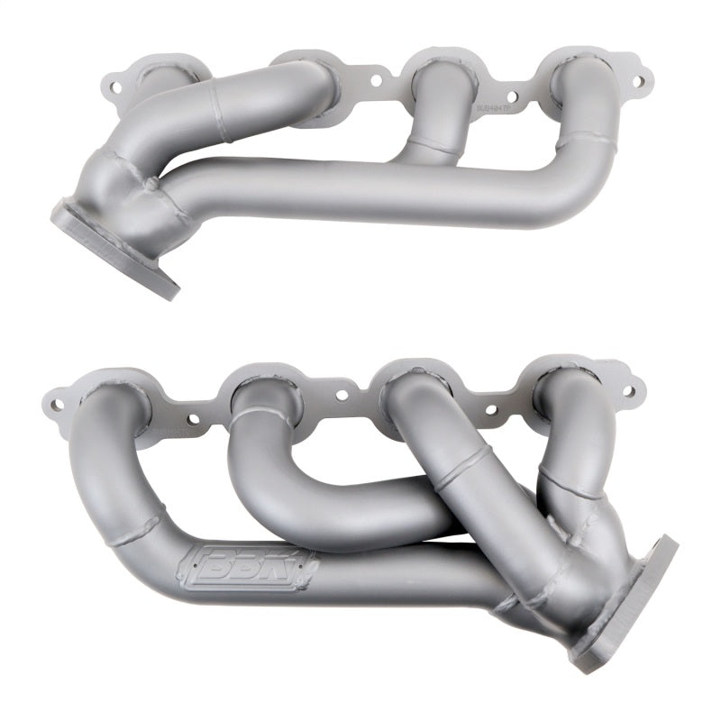 BBK 14-18 GM Truck 5.3/6.2 1 3/4in Shorty Tuned Length Headers - Titanium Ceramic - GTR Auto